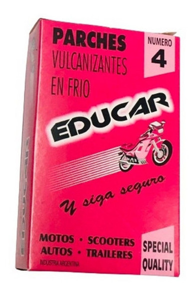 Parches N° 4 Para Bicicleta Caja X 50 Und Ar1 Parc4 Ellobo 0
