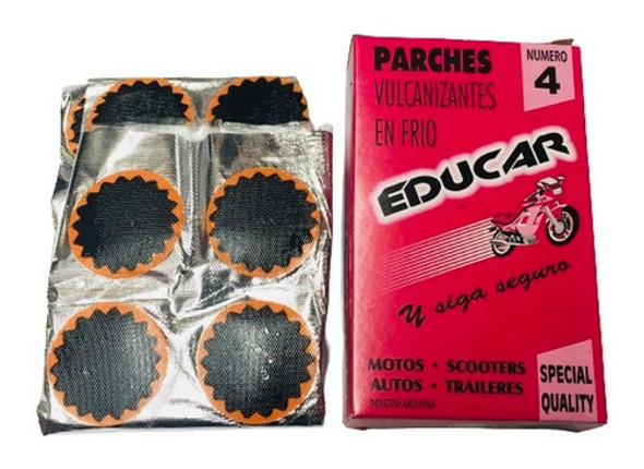 Parches N° 4 Para Bicicleta Caja X 50 Und Ar1 Parc4 Ellobo 1