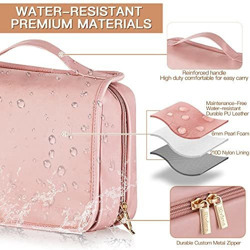Neceser Colgante Organizador De Viaje 3 En 1- Color Rosa 1