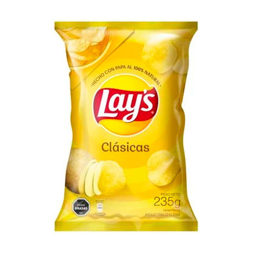 Papas Fritas Lays Clásicas 235 G Universo Binario 0