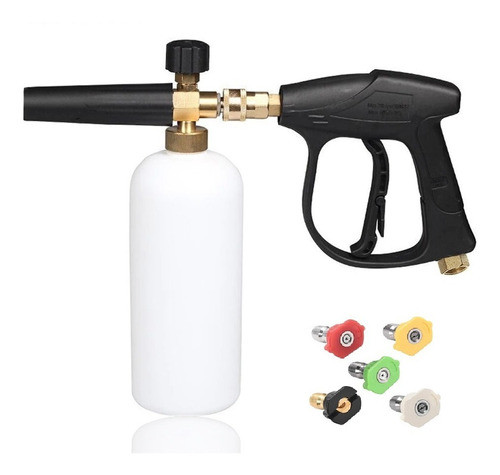Pistola Lanza Espuma Nieve Lavado Autos Snow Foam Y Punteros 0
