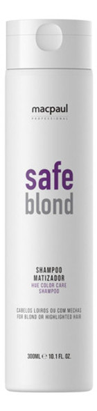 Kit Shampoo E Máscara Matizadora Macpaul Safe Blond (2 Itens 1