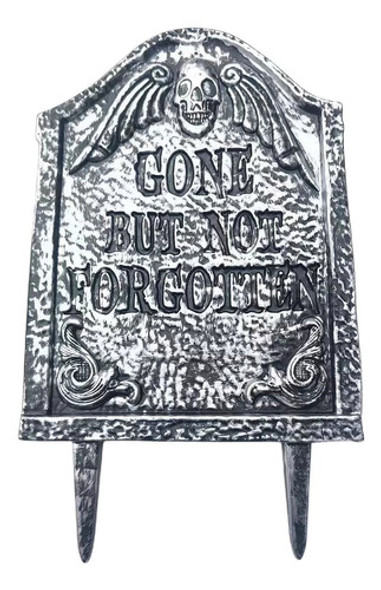 Placa Decoração Para Festa Halloween Túmulo 40x23cm 0