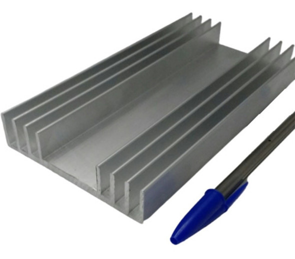 Dissipador Calor Alumínio 8,6cm Largura X 50cm Comp - 2pç 1
