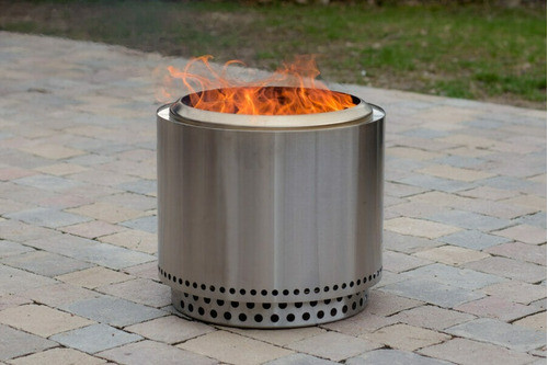 Fogonero A Leña Smokeless No Quema Piso Calentador De Patio 1