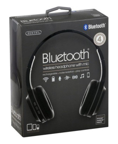Auricular Inalámbrico Con Micrófono Bluetooth Sentry Bt105 1