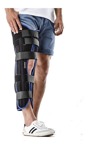 Inmovilizador Rodilla Pierna Tripanel Largo 66cm Ptm Cuot As 0