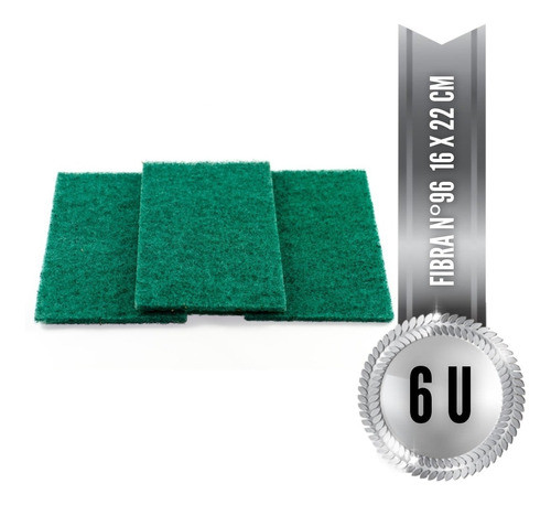 Fibra Verde 16 X 22 Cm 3m Nº96 X 6 Unidades 0