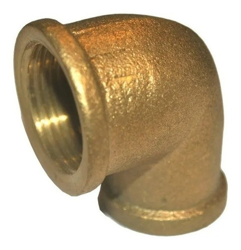 Codo De Bronce Roscado 3/4 X 1/2 Ø P/agua Fría Y Caliente Hh 0