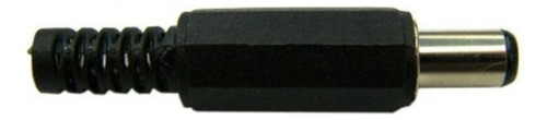 Kit 250 Peças - Plug P8 2,5x5,5x9mm Plastico Preto 0