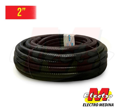 Caño Metálico Flexible 25mts Tipo Tuflex 2 Electro Medina 0