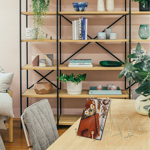 Suporte De Decoração Dourado Para Decoração De Paisagem De M 1