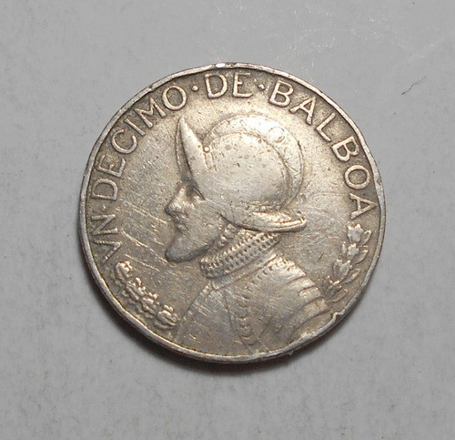 Panamá Moneda Un Décimo De Balboa 1966 - Km#10 0