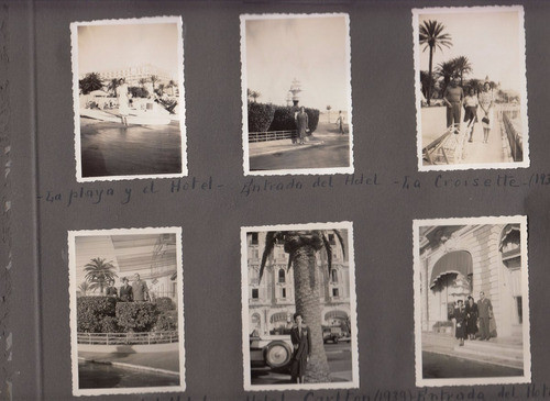 1939 Lote De 11 Fotografias De Cannes Francia Hoteles Y Mas 0