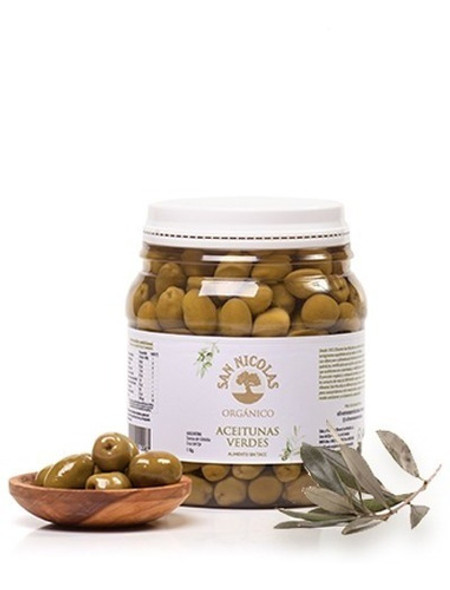 Pack X 2 Aceitunas Verdes Orgánicas San Nicolas 1 Kg S/tacc 0 Pack X 2 Aceitunas Verdes Orgánicas San Nicolas 1 Kg S/tacc 0
