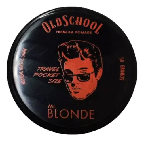 Mr Blonde Pomada Old School Premium X 50 G Brillo Medio 0