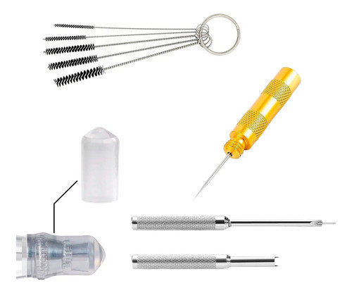 Set De Limpieza Y Reparación Para Aerografos Y Capuchon 0