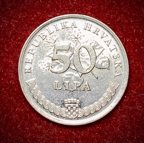 Moneda 50 Lipa Croacia 1995 Km 8 0