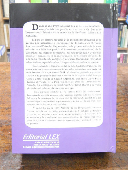 Rapallini - Temática De Derecho Internacional Privado - 6°ed 1