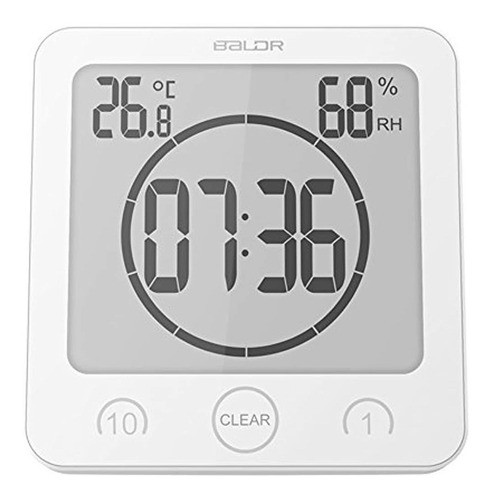 Baldr Inyectora De Ducha Temporizador Impermeable Lcd Reloj 0