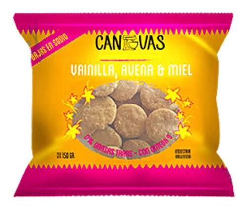 Galletitas De Vainilla, Avena & Miel Canvas - 6 Unidades 1