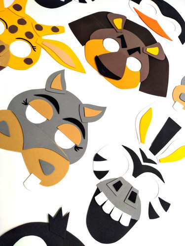 Antifaces Madagascar X 10 Unidades Souvenirs 1