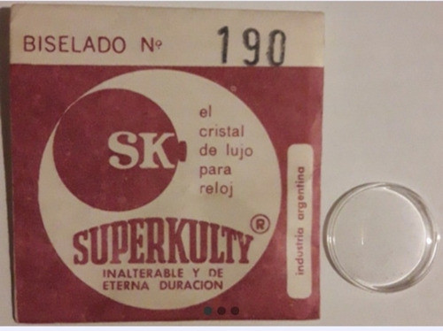 Plexiglás Cristal Vidrio Reloj Pulcera Bolsillo 19,0mm Sk 1