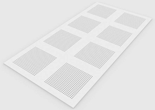 Placas Paneles De Yeso Acústico Decorativo Linea Berlin 1