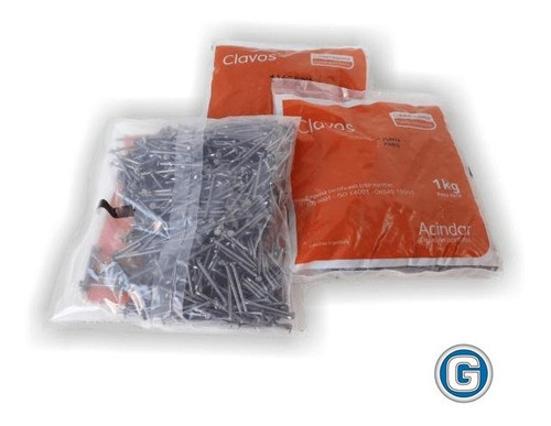 Clavos Punta Paris Acindar De 1 1/2 PuLG Caja 10 Kg Gramabi 1