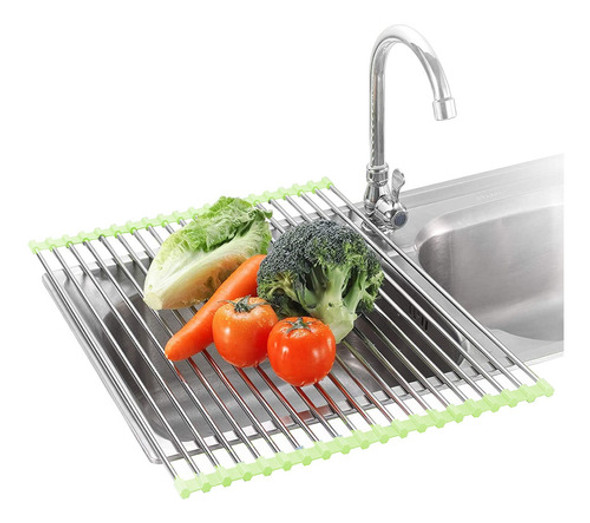 Secaplatos Escurridor Plegable Seropy 44.5x30 - Verde 0