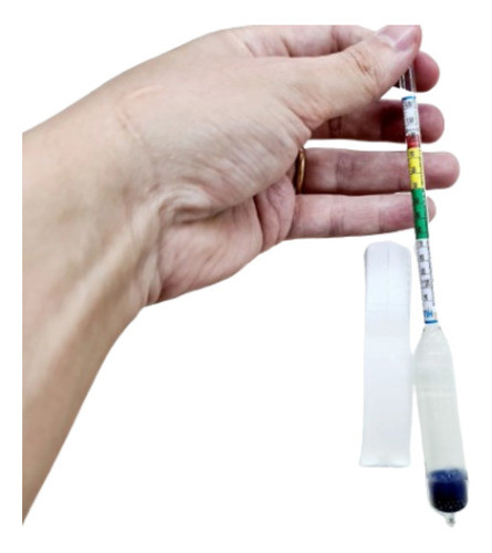 Mini Densímetro Cerveja Artesanal Escala De 0,980 À 1,100 1