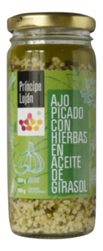 Ajo Picado Principe Lujan Girasol Hiervas 12x200gr Mayorista 0