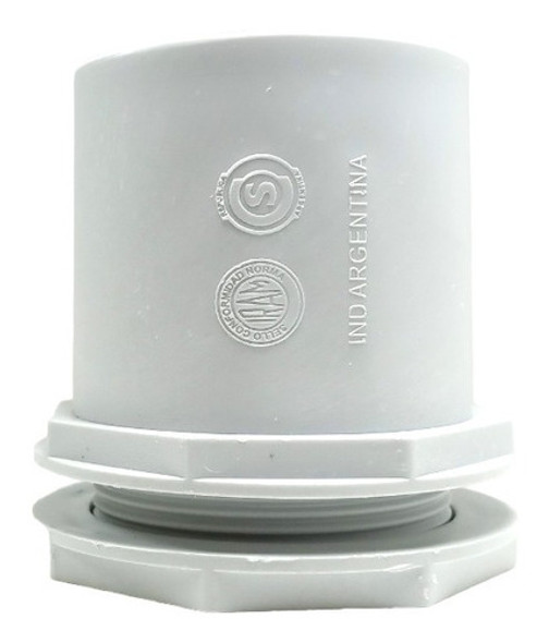 Conector Genrod P/caño Rigido/corrugado Pvc 50mm X2u 0
