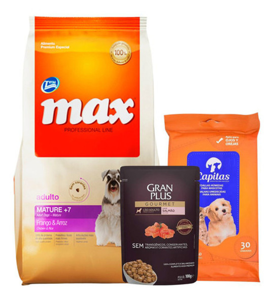 Comida Perros Max Adulto Mature 15 Kg + Obsequio + Envío! 0