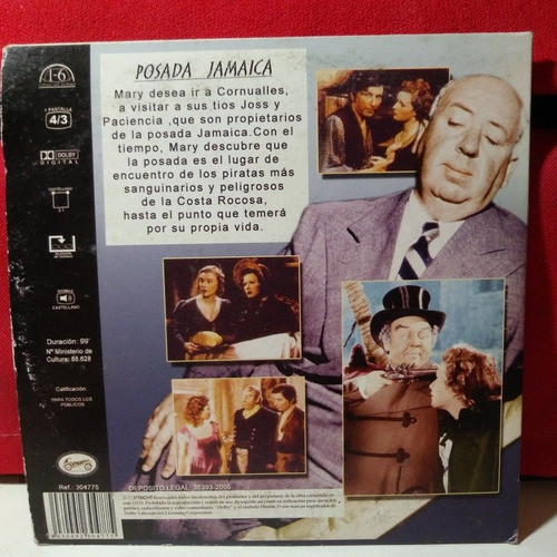 Alfred Hitchcock Posada Jamaica Jamaica Inn 1939 Dvd 1