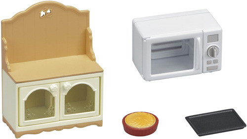 Sylvanian Families Mueble Microondas Accesorio Juguete Niños 1