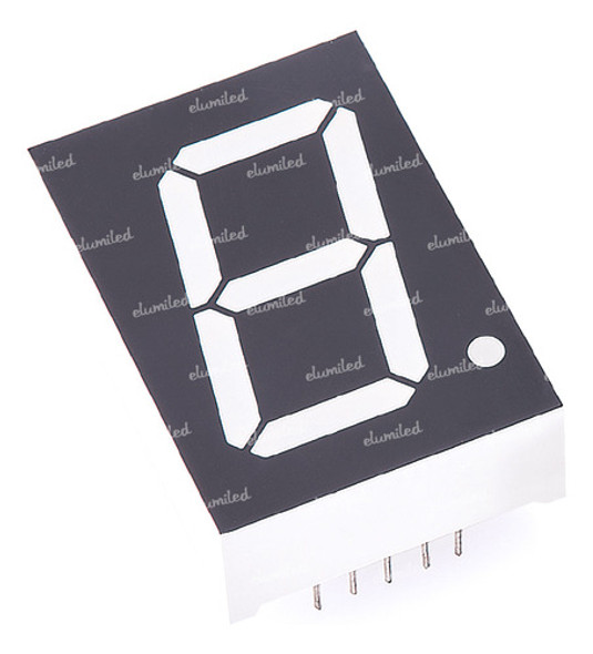 2 Displays 1.00 Catodo Comun Rojo Super Brillo 22x33mm 0