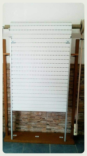 Cortina De Enrollar Tradicional Pvc,  Doble Enganche. 1