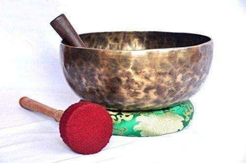 Raiz Y Om Chakra C Nota Anitque Cuenco De Canto De Meditac 0