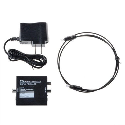 Óptico Toslink Digital Coaxial Adaptador Conversor De Audio 0