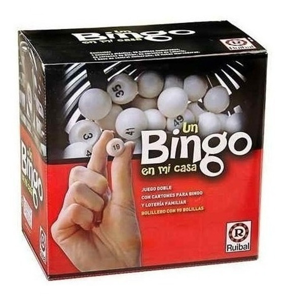 Juego Doble De Bingo Y Loteria Familiar De Ruibal Original 1