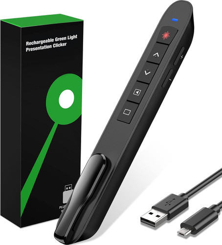 Punter Láser Verde Rechargeable Con Control De Volumen 0