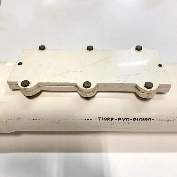 Tê Inspeção Esgoto 150mm Tigre Com Parafusos Modelo Antigo 1