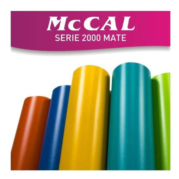 Vinilos Mate Autoadhesivos Mccal De Corte 12mtx61 Cm Colores 0