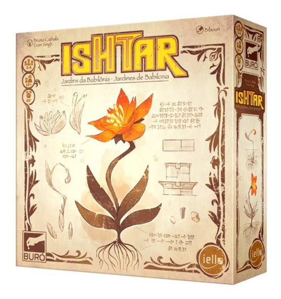 Ishtar Jardines De Babilonia Juego De Mesa Iello Buró 0