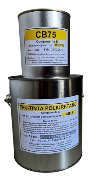 Tinta Pu Poliuretano - Kits Com 3,6 L - Camurça 0 Tinta Pu Poliuretano - Kits Com 3,6 L - Camurça 0