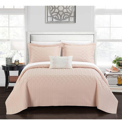 Chic Home Shalya 4 Piezas Cover Set Entrelazado Patrón De Vi 0