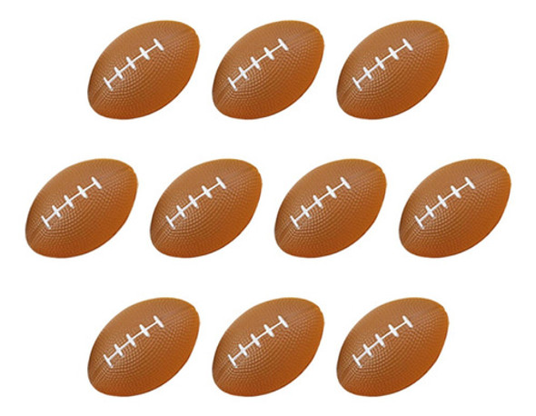 10 Pçs Bolas Saltitantes Pequenas Bolas Esportivas Rúgbi 0