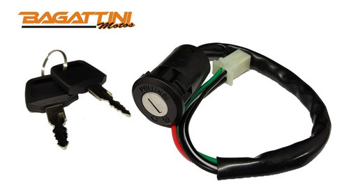 Llave De Contacto Cg 125 4 Cables Inf Bagattini Motos Cuota 0