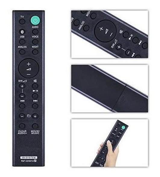 Control Remoto Para Sony Soundbar Htmt300w Ht-mt300 Htmt301 1